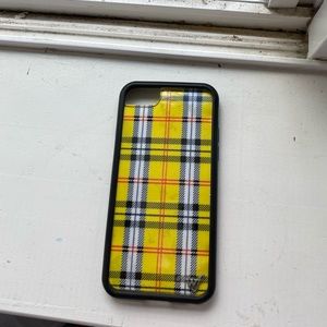 Wildflower Yellow Plaid Iphone 6/7/8 Case